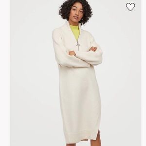 New H&M sweater dress with slit! Size small